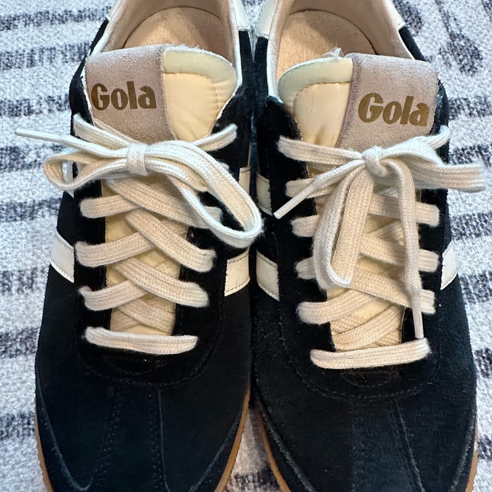 Gola Elan Black and White Sneakers